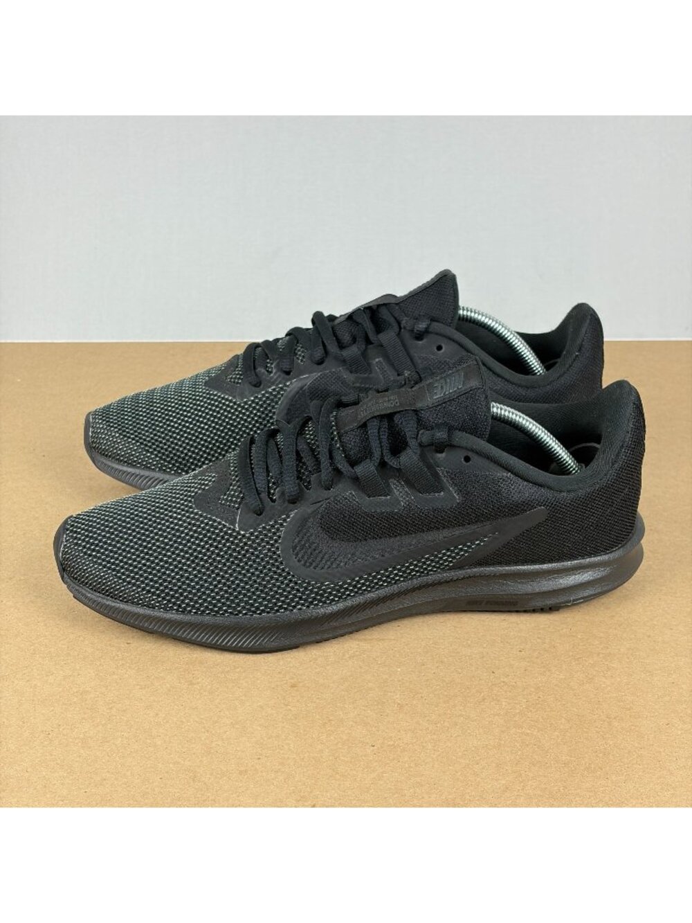 Nike Downshifter 11 Athletic Running Shoes Womens 9.5 Triple Black Breathable